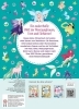 Buchcover und Innenansicht für das Buch: Das superdicke Stickerheft - Zauberhafte Welten