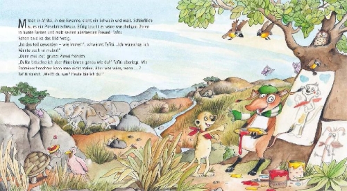 Buchcover und Innenansicht für das Buch: Tafiti - Heute bin ich du!