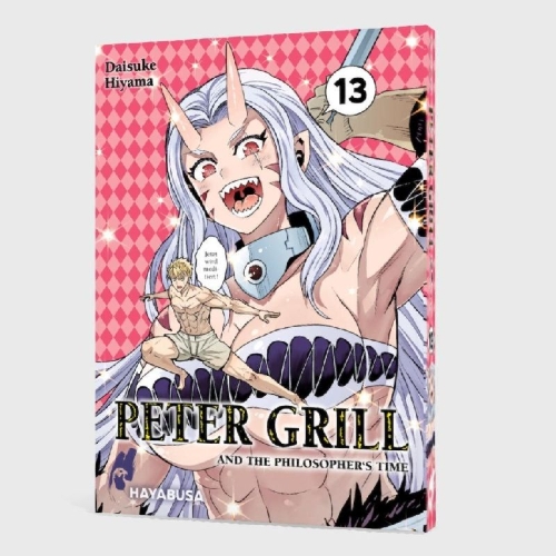 Buchcover und Innenansicht für das Buch: Peter Grill to Kenja no Jikan