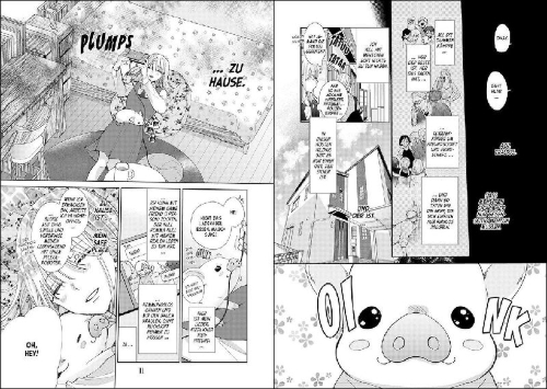 Buchcover und Innenansicht für das Buch: HARU NO ARASHI TO MONSTER