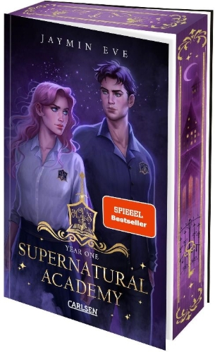 Buchcover und Innenansicht für das Buch: Supernatural Academy: Year One