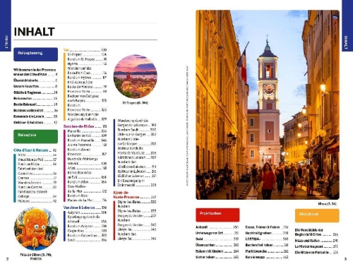 Buchcover und Innenansicht für das Buch: LONELY PLANET Reiseführer Provence & Côte d'Azur