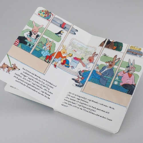 Buchcover und Innenansicht für das Buch: Gute Reise, Karlchen!