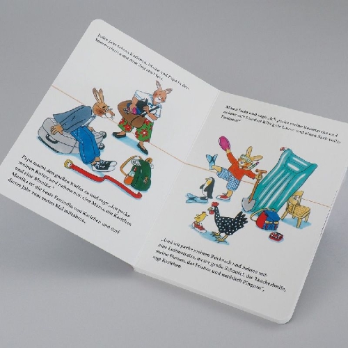 Buchcover und Innenansicht für das Buch: Gute Reise, Karlchen!