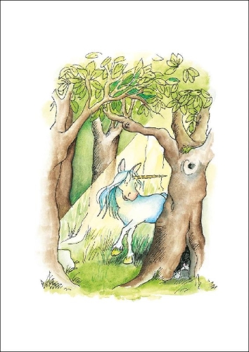 Buchcover und Innenansicht für das Buch: Silbengeschichten zum Lesenlernen - Einhorngeschichten