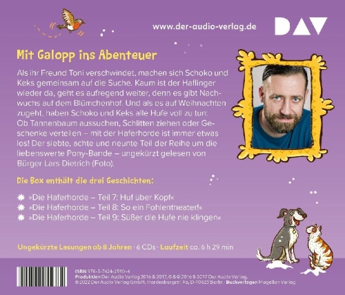 Buchcover und Innenansicht für das Buch: Die Haferhorde - Die große Box 3 (Teil 7-9)