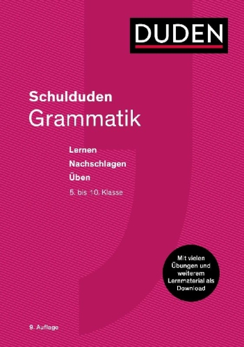 Buchcover und Innenansicht für das Buch: Schulduden Grammatik