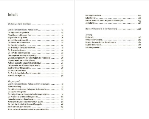 Buchcover und Innenansicht für das Buch: Ich, Helene Kottannerin