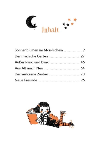 Buchcover und Innenansicht für das Buch: Kitty and the Sky Garden Adventure