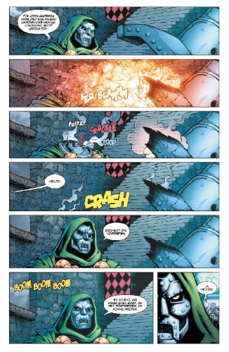 Buchcover und Innenansicht für das Buch: Doctor Doom & Rocket Raccoon (2025) #1, Captain America & Volstagg (2025) #1, Hulk & Doctor Strange (2025) #1, Ghost Rider vs. Galactus (2025) #1, Spider-Man vs. The Sinister Sixteen (2025) #1