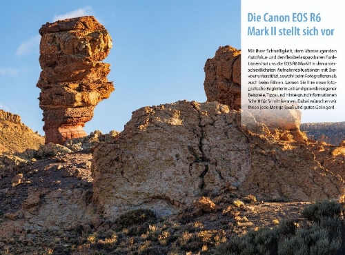 Buchcover und Innenansicht für das Buch: Canon EOS R6 Mark II
