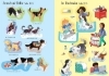 Buchcover und Innenansicht für das Buch: Mein Immer-wieder-Stickerbuch: Meine liebsten Hunde