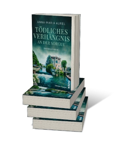Buchcover und Innenansicht für das Buch: Tödliches Verhängnis an der Sorgue
