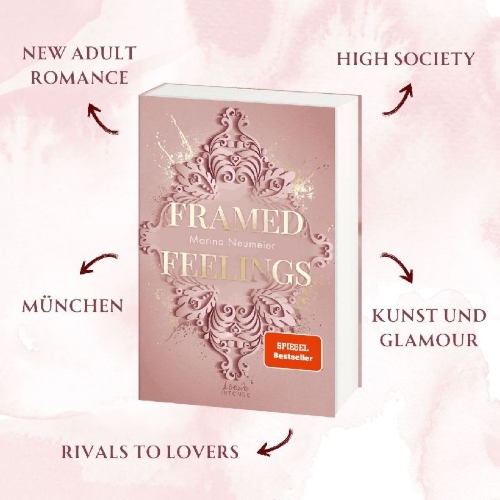 Buchcover und Innenansicht für das Buch: Framed Feelings (Golden Hearts, Band 1)