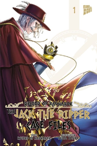 Buchcover und Innenansicht für das Buch: Record of Ragnarok: The Jack the Ripper Case Files 1