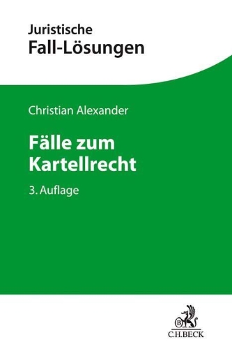 Buchcover und Innenansicht für das Buch: Fälle zum Kartellrecht