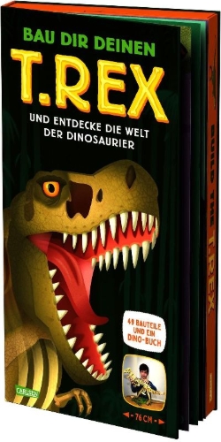 Buchcover und Innenansicht für das Buch: Bau dir deinen T. Rex
