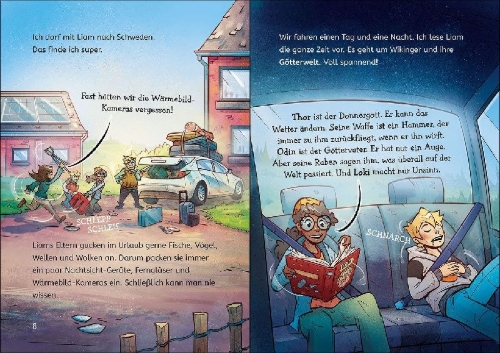 Buchcover und Innenansicht für das Buch: Leselöwen 3. Klasse - Der Kampf der Götter