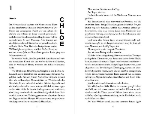Buchcover und Innenansicht für das Buch: Deep Water