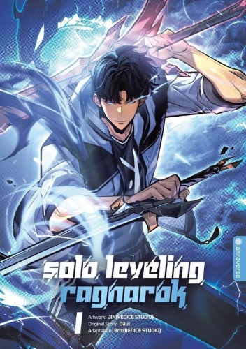 Buchcover und Innenansicht für das Buch: Solo Leveling Ragnarok 01