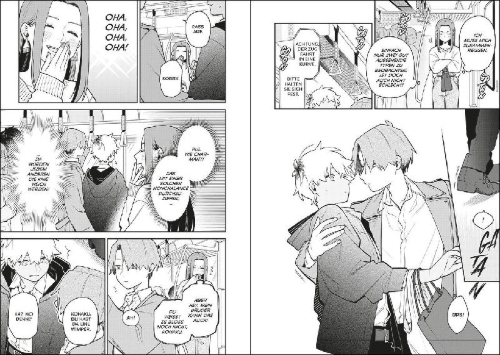 Buchcover und Innenansicht für das Buch: Gokon ni Ittara Onna ga Inakatta Hanashi