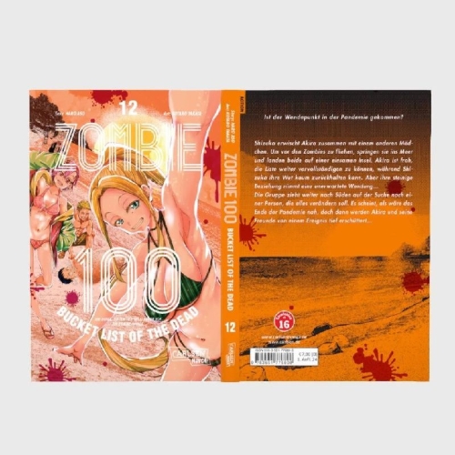 Buchcover und Innenansicht für das Buch: Zombie ni Naru Made ni Shitai 100 no Koto