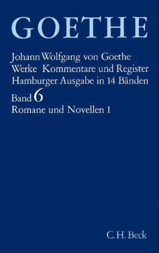 Buchcover und Innenansicht für das Buch: Romane und Novellen I