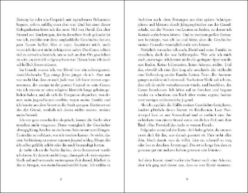 Buchcover und Innenansicht für das Buch: David den mindre vises protokoll