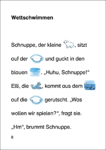 Buchcover und Innenansicht für das Buch: Bildermaus - Komm nach Hause, kleiner Eisbär