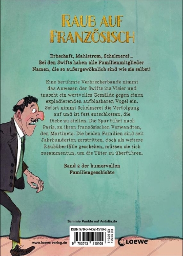 Buchcover und Innenansicht für das Buch: The Swifts: A Gallery of Rogues