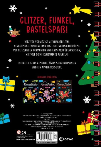 Buchcover und Innenansicht für das Buch: I Love Crystals - Christmas