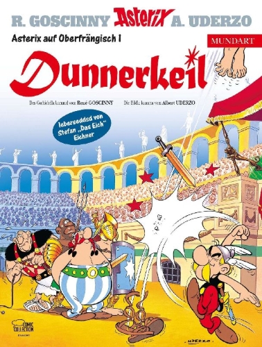 Buchcover und Innenansicht für das Buch: Astérix gladiateur 04(Asterix als Gladiator 03)