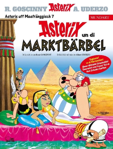 Buchcover und Innenansicht für das Buch: Astérix et Cleopatre 06  (Asterix und Kleopatra 02)