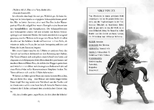 Buchcover und Innenansicht für das Buch: Spellbinders: The Not-So-Chosen One