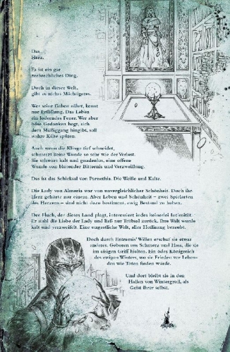 Buchcover und Innenansicht für das Buch: Dark Souls: Winter's Spite