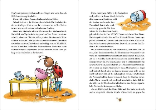 Buchcover und Innenansicht für das Buch: Komm zur Ruhe, lieber Schatz!