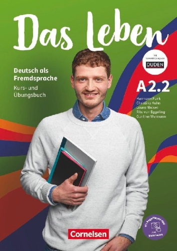 Buchcover und Innenansicht für das Buch: Das Leben A2: Teilband 2 - Kurs- und Übungsbuch