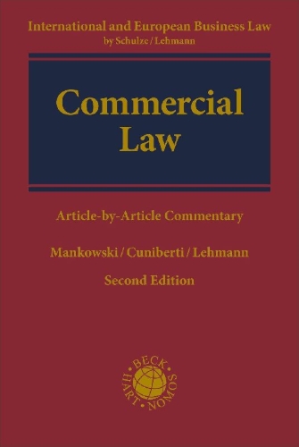 Buchcover und Innenansicht für das Buch: Commercial Law