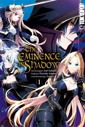 Buchcover und Innenansicht für das Buch: The Eminence in Shadow 01