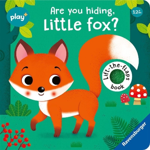 Buchcover und Innenansicht für das Buch: Play+ Are you hiding, little fox?