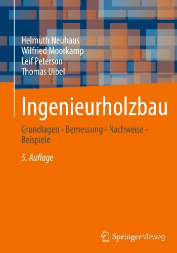 Buchcover und Innenansicht für das Buch: Ingenieurholzbau