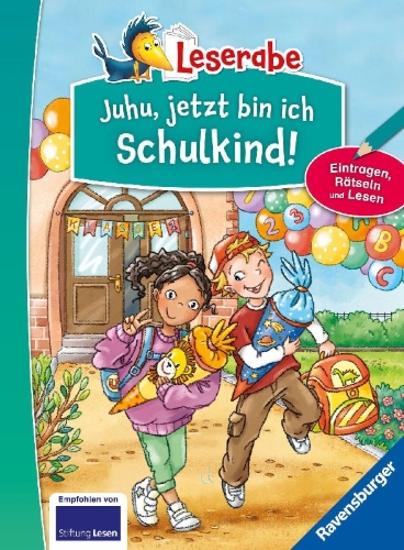 Buchcover und Innenansicht für das Buch: Leserabe Sonderausgaben - Juhu, jetzt bin ich Schulkind!