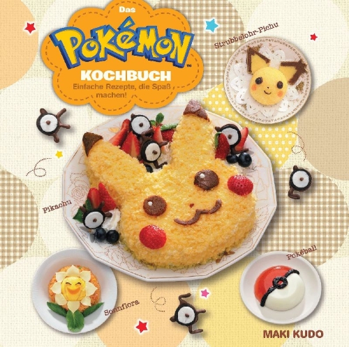 Buchcover und Innenansicht für das Buch: The Pokémon Cookbook: Easy & Fun Recipes