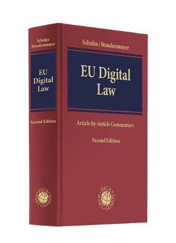 Buchcover und Innenansicht für das Buch: EU Digital Law