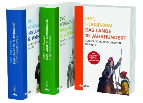 Buchcover und Innenansicht für das Buch: The age of revolution; The age of Capital; The age of Empire
