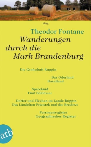 Buchcover und Innenansicht für das Buch: Wanderungen durch die Mark Brandenburg