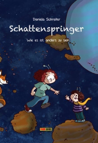 Buchcover und Innenansicht für das Buch: Schattenspringer