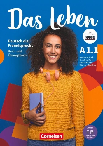 Buchcover und Innenansicht für das Buch: Das Leben A1: Teilband 1 - Kurs- und Übungsbuch