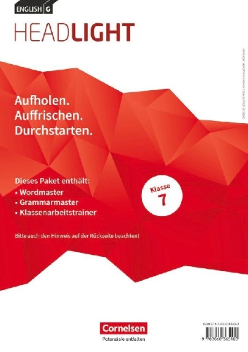 Buchcover und Innenansicht für das Buch: English G Headlight Band 3: 7. Schuljahr - Arbeitshefte Wordmaster, Grammarmaster und Klassenarbeitstrainer (Im Paket)