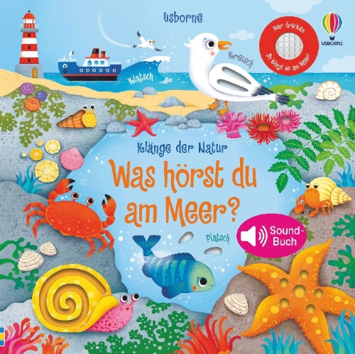 Buchcover und Innenansicht für das Buch: Klänge der Natur: Was hörst du am Meer?